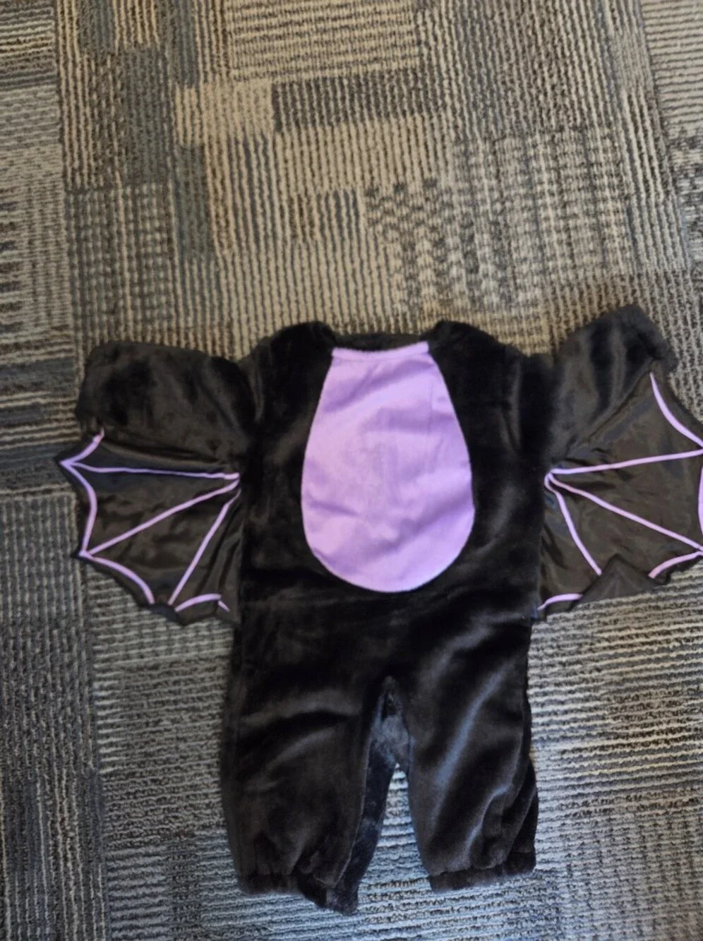 Classic Infant Bat Costume --Infant 3-6 months Halloween- Soft and Cozy--NIP